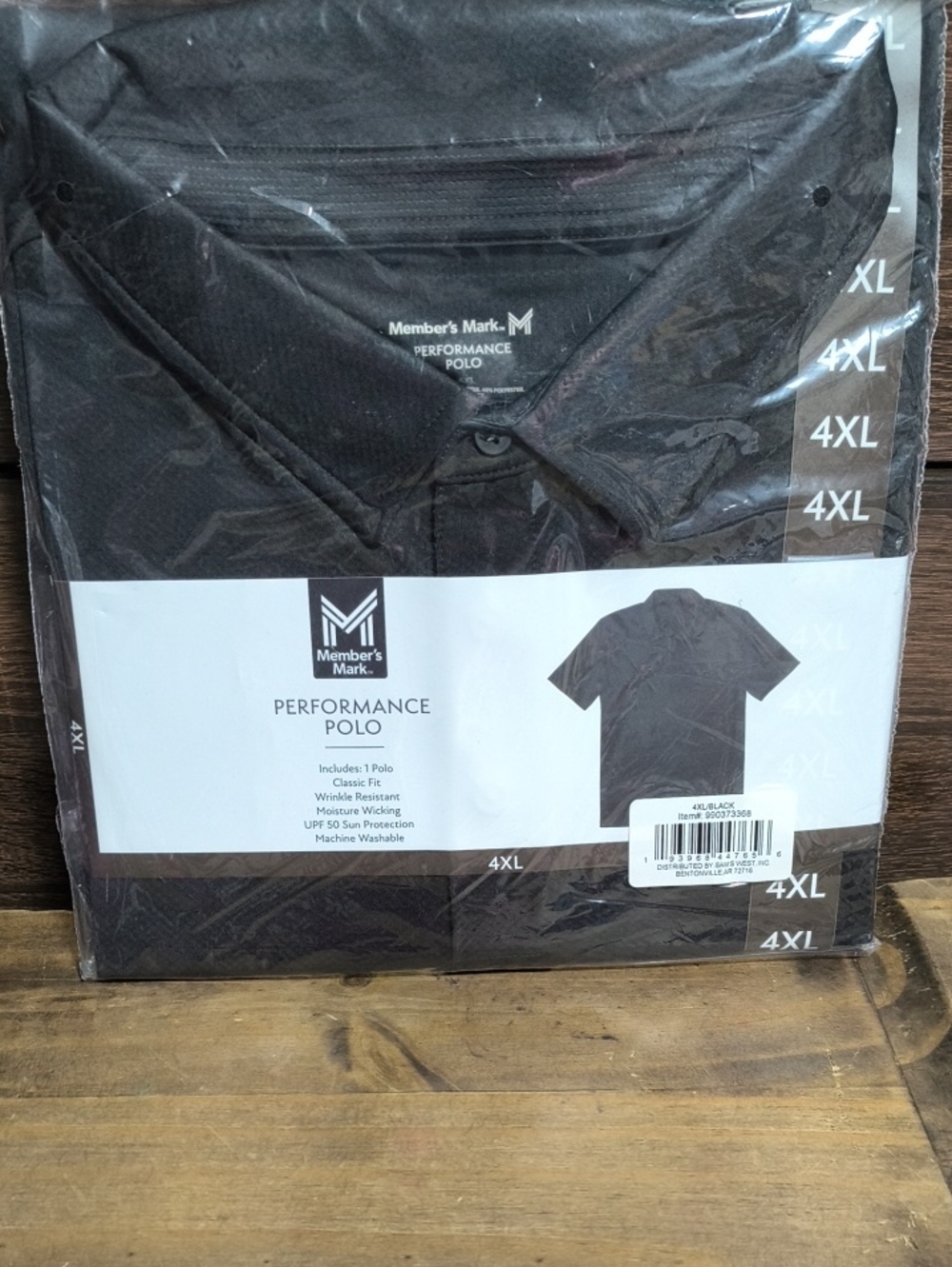 Member's Mark Men's Performance Polo - Black